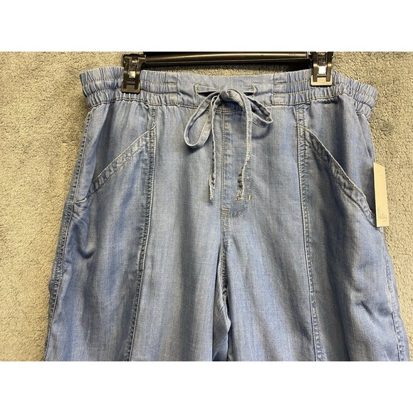 Nurture by Westbound Drawstring Wide Leg Ankle Pull-On Pants, Womens, L Short - Picture 2 of 12